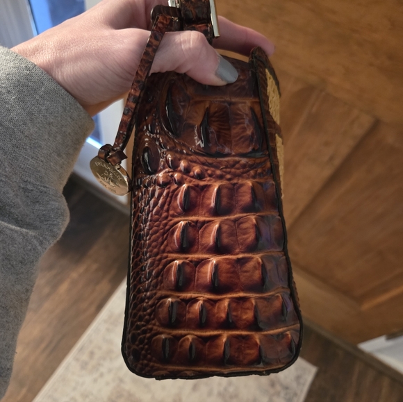 Brahmin Tan and Brown Woven Shoulder Bag - Picture 10 of 12